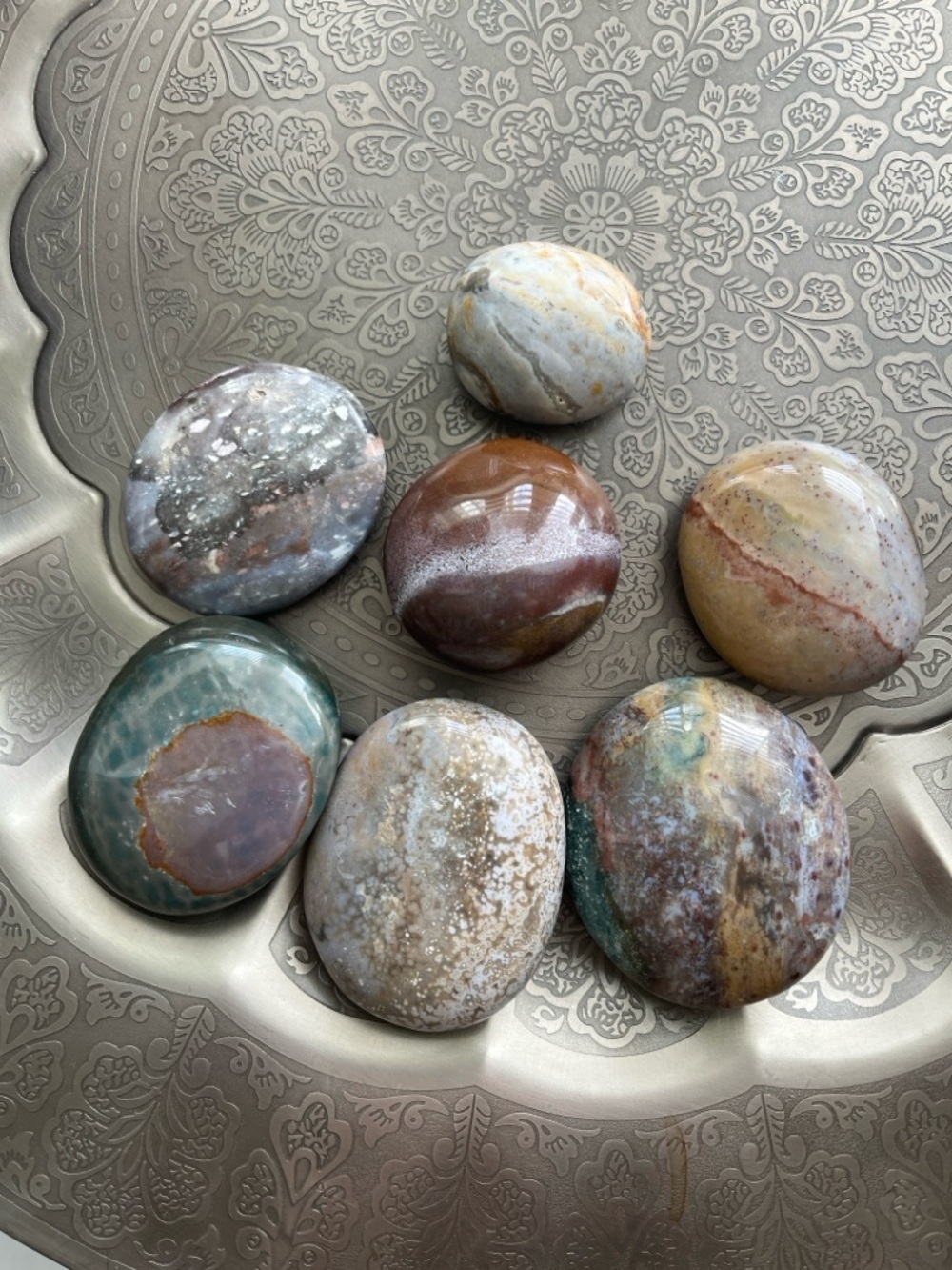 Ocean Jasper Palm Stone